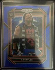 AJ Styles [Blue Shimmer] #119 Wrestling Cards 2023 Panini Prizm WWE Prices