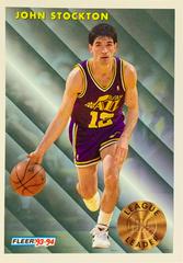 John Stockton [League Leader] #228 Basketball Cards 1993 Fleer Prices