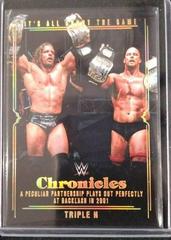 Triple H #HHH-27 Wrestling Cards 2022 Panini Chronicles WWE It's All About the Game Prices