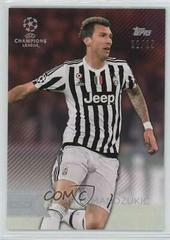 Mario Mandzukic [Red] Soccer Cards 2015 Topps UEFA Champions League Showcase Prices