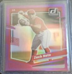 Zach Neto [Purple] #103 Baseball Cards 2023 Panini Donruss Prices