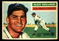 Alex Kellner [Gray Back] #176 Baseball Cards 1956 Topps Prices