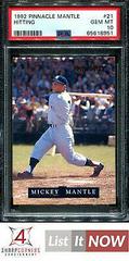Hitting #21 Baseball Cards 1992 Pinnacle Mickey Mantle Prices