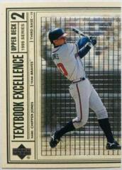 Chipper Jones Baseball Cards 1999 Upper Deck Textbook Excellence Prices