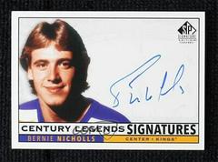 Bernie Nicholls #CL-BN Hockey Cards 2020 SP Signature Edition Legends Century Prices