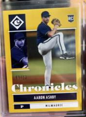 Aaron Ashby [Gold] #12 Baseball Cards 2022 Panini Chronicles Prices
