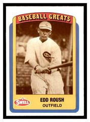 Edd Roush #35 Baseball Cards 1990 Swell Greats Prices