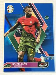 Rafael Leao [Blue Refractor] #70 Soccer Cards 2023 Topps Finest Road to UEFA EURO Prices