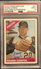 Frank Carpin Baseball Cards 2015 Topps Heritage Real One Autographs Prices