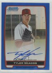 Tyler Skaggs [Autograph Blue Refractor] #BCA Baseball Cards 2012 Bowman Chrome Prospects Prices