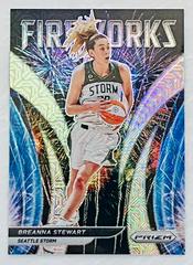 Breanna Stewart [Mojo] #15 Basketball Cards 2022 Panini Prizm WNBA Fireworks Prices