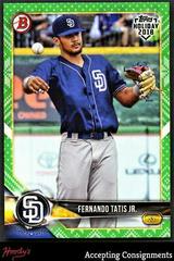 Fernando Tatis Jr. [Green Festive] #THFTJ Baseball Cards 2018 Topps Holiday Bowman Prices