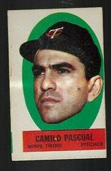 Camilo Pascual Baseball Cards 1963 Topps Peel Offs Prices