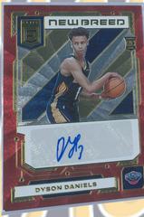Dyson Daniels [Red] #NB-DYD Basketball Cards 2022 Panini Donruss Elite New Breed Autographs Prices