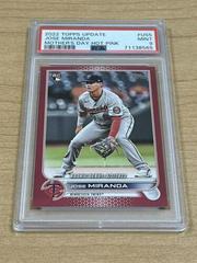 Jose Miranda [Mother's Day Pink] #US5 Baseball Cards 2022 Topps Update Prices