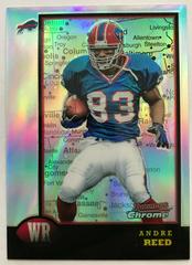 Andre Reed [Interstate Refractors] #138 Football Cards 1998 Bowman Chrome Prices