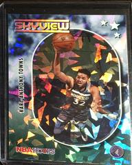 Karl Anthony Towns [Green Ice] Basketball Cards 2021 Panini Hoops Skyview Prices