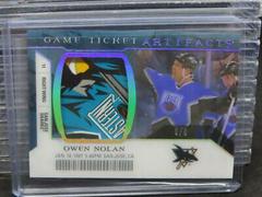 Owen Nolan Hockey Cards 2022 Upper Deck Artifacts Game Ticket Prices