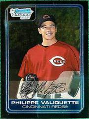 Philippe Valiquette #BC11 Baseball Cards 2006 Bowman Chrome Prospects Prices