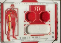 Michael Annett #TW-MA Racing Cards 2021 Panini National Treasures NASCAR Three Wide Prices