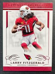 Larry Fitzgerald [Jersey Number Red] #3 Football Cards 2016 Panini National Treasures Prices