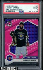 LeBron James [Pink Fluorescent] Basketball Cards 2020 Panini Mosaic Prices