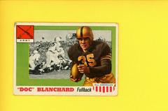Doc Blanchard #59 Football Cards 1955 Topps All American Prices