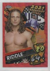 Riddle [Red Wave] Wrestling Cards 2021 Topps Slam Attax Chrome WWE Prices