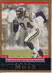 Randy Moss [Gold] Football Cards 2004 Bowman Prices
