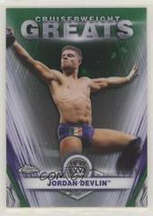 Jordan Devlin [Green Refractor] #CG-5 Wrestling Cards 2021 Topps Chrome WWE Cruiserweight Greats Prices