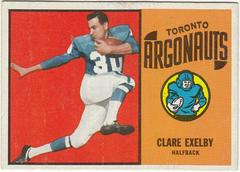 Clare Exelby #72 Football Cards 1964 Topps CFL Prices