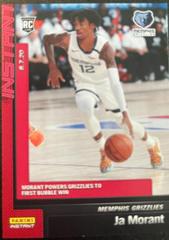 Ja Morant #138 Basketball Cards 2019 Panini Instant Prices