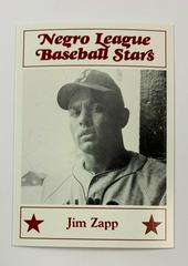 Jim Zapp #46 Baseball Cards 1986 Fritsch Negro League Baseball Stars Prices