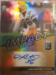 LeRoy Butler [Gold] Football Cards 2022 Panini Donruss Elite Impact Impressions Autographs Prices
