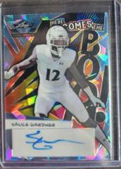 Sauce Gardner [Pink] Football Cards 2022 Leaf Valiant Autographs Here Comes the Boom Prices