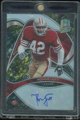 Ronnie Lott [Splatter] #SIG-RLO Football Cards 2022 Panini Spectra Signatures Prices