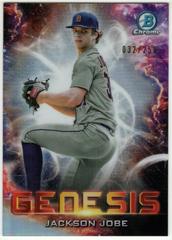 Jackson Jobe [Refractor] #GNS-3 Baseball Cards 2021 Bowman Draft Genesis Prices