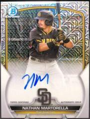 Nathan Martorella #BCMA-NM Baseball Cards 2023 Bowman Chrome Prospect Mega Box Autographs Prices