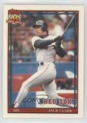 Jack Clark #22T Baseball Cards 1991 Topps Traded Tiffany Prices