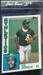 Joe Morgan #82T Baseball Cards 1984 Topps Traded Tiffany Prices