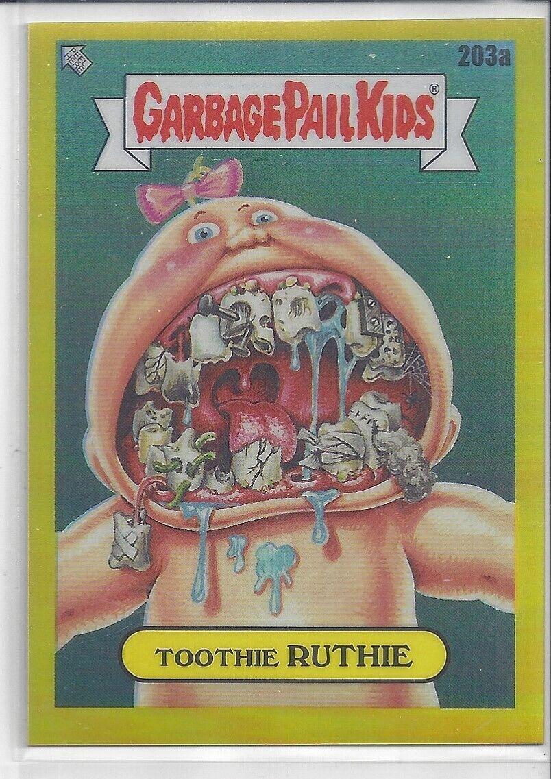 Toothie RUTHIE [Yellow Refractor] #203a Prices | 2022 Garbage Pail Kids ...