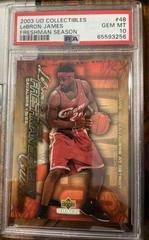LeBron James #48 Basketball Cards 2003 UD Collectibles Freshman Season Prices