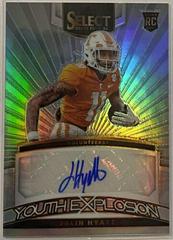 Jalin Hyatt [Silver] #YS-JHY Football Cards 2023 Panini Select Draft Picks Youth Explosion Signatures Prices