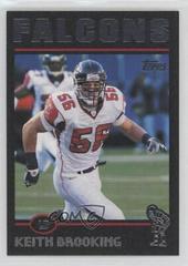 Keith Brooking [Black] #129 Football Cards 2004 Topps Prices