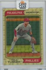 Trea Turner [Chrome Superfractor] #575 Baseball Cards 2023 Topps Heritage Prices