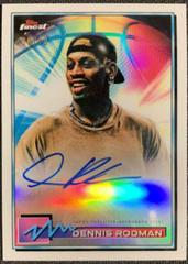 Dennis Rodman [White Refractor] #FA-DR Basketball Cards 2021 Topps Finest Autographs Prices