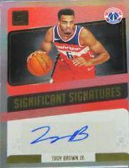 Troy Brown Jr. Basketball Cards 2018 Panini Donruss Significant Signatures Prices