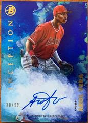 Arol Vera [Blue] #PA-AVE Baseball Cards 2021 Bowman Inception Autographs Prices