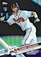 Dansby Swanson [Toys R Us Purple] #195 Baseball Cards 2017 Topps Opening Day Prices