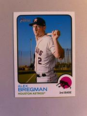 Alex Bregman [Team & Name Color Swap] Baseball Cards 2022 Topps Heritage Prices